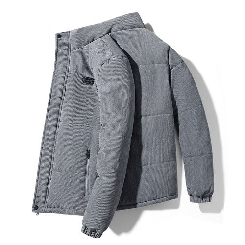 Corduroy Cotton-padded Jacket For Men Fleece-lined Warm And Breathable- JUPITER BMY