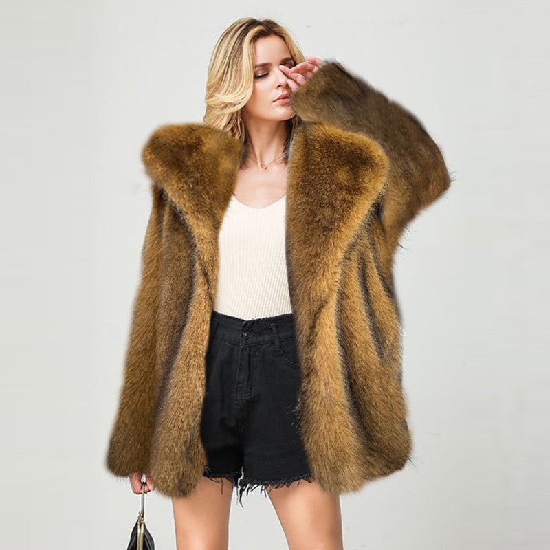 Fall Winter Fashion Mid-length Coat Set Warm Jacket - JUPITER BMY LTD