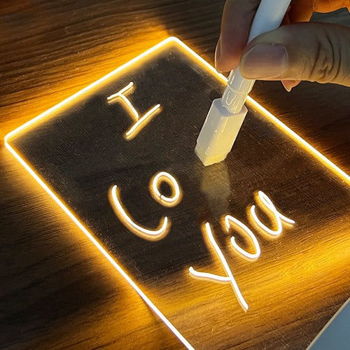 Creative Note Board Creative Led Night Light USB Message Board- JUPITER BMY
