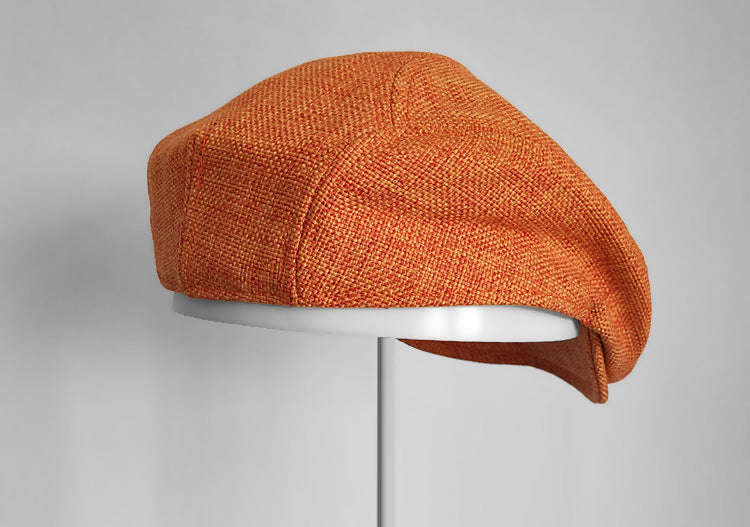 Linen Flat Cap