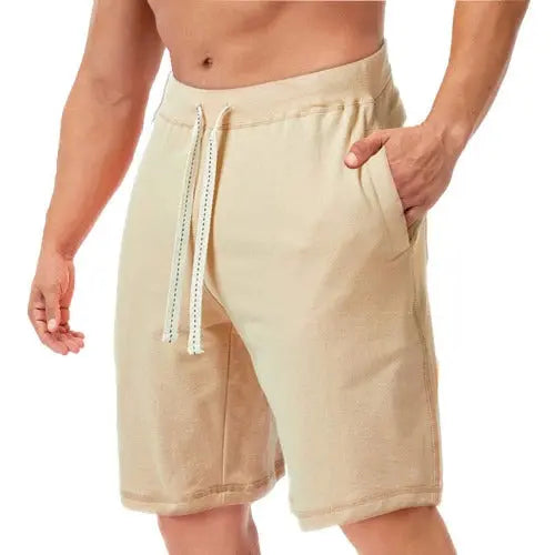 Casual Five-point Pants Mid-pants Beach Pants Plus Size Drawstring Sports Pants Men - JUPITER BMY LTD
