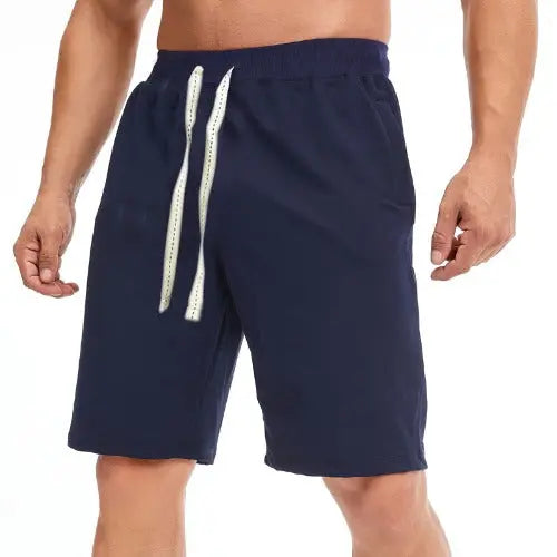 Casual Five-point Pants Mid-pants Beach Pants Plus Size Drawstring Sports Pants Men - JUPITER BMY LTD