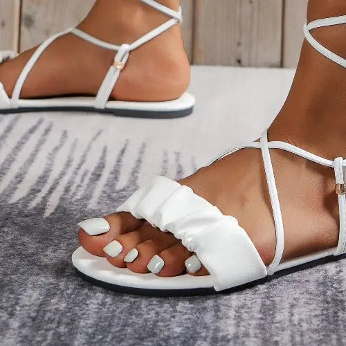 Casual Strappy Sandals Women Outdoor Flat Beach Shoes- JUPITER BMY