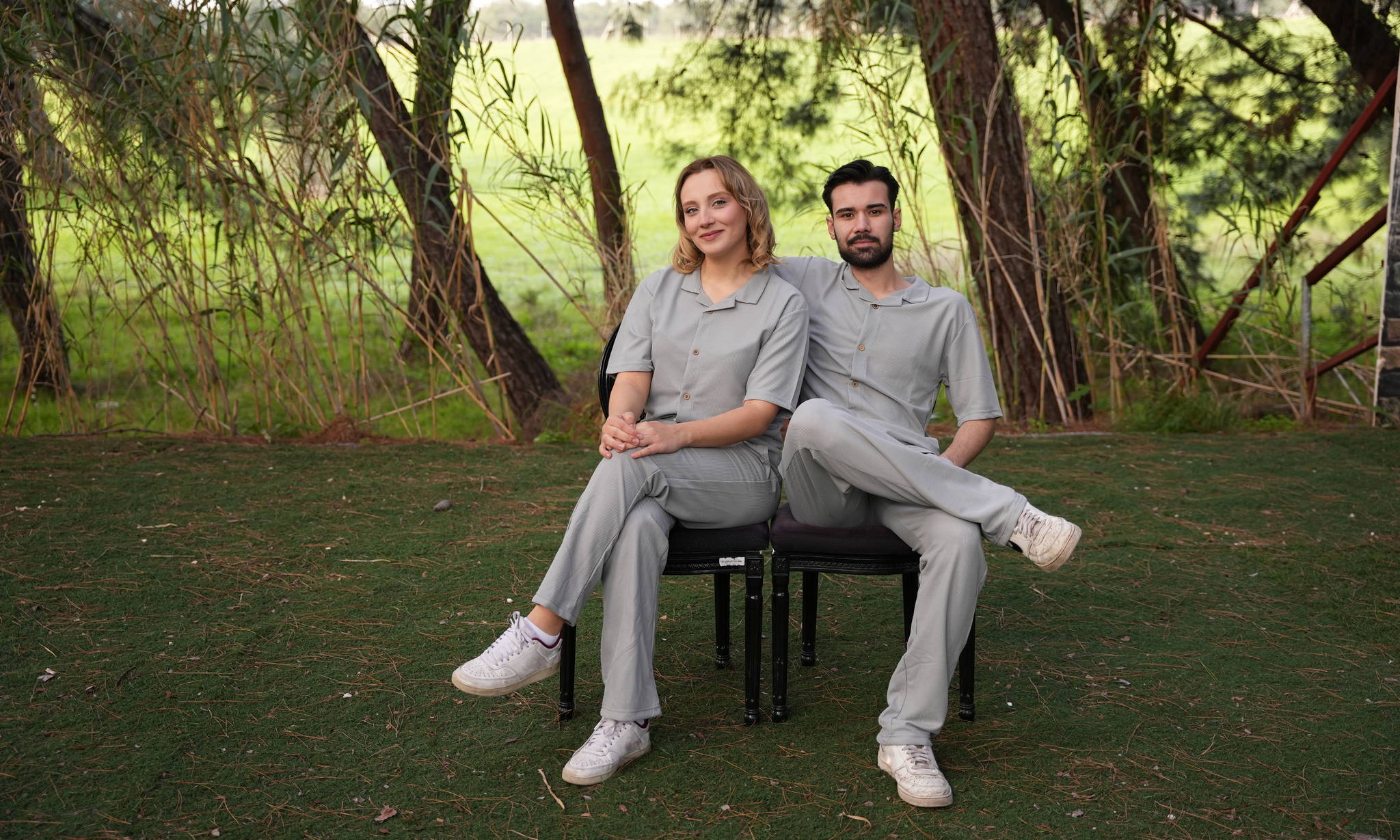 Jupiter Bmy Ltd Unisex Shirt & Jogger Pants Set – Waffle Fabric – Regular Fit – Minimal Style