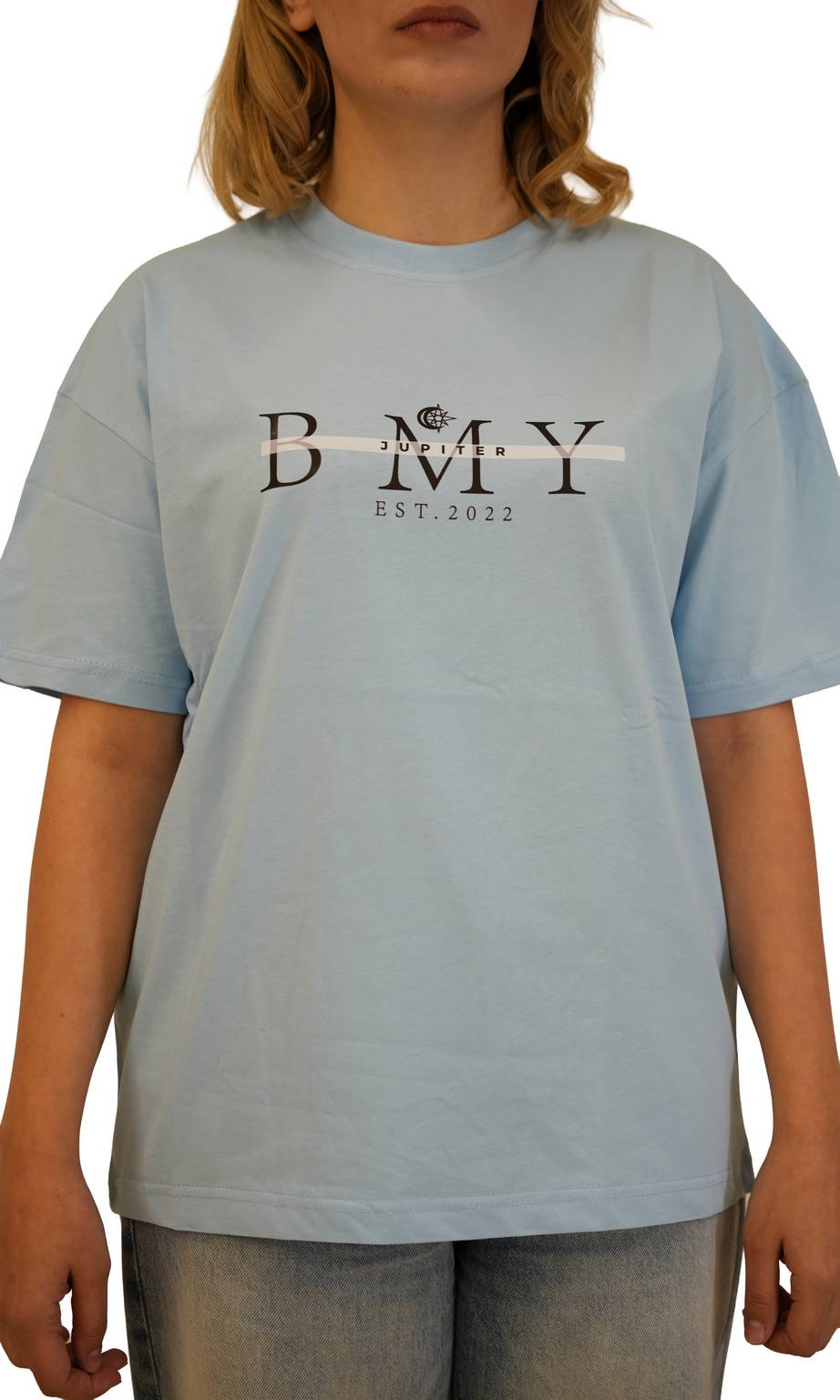 Jupiter Bmy Ltd Unisex Oversized Cotton T-Shirt – Printed Casual Essential