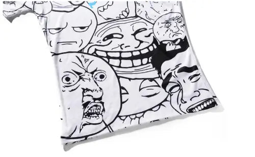 Emoji Casual T-shirt / Emoji t-shirt / Emoji printed shirt - JUPITER BMY LTD