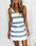 Fashion Stripe Drawstring Dress Summer Dress Loose Sleeveless Dress Women's Comfortable Casual Outfits Wear - JUPITER BMY LTD