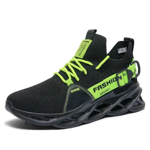 Foreign Trade Net Celebrity Blade Shoes Cross-Border Autumn Sports Casual Shoes Personality Port Fashion Shoes Men's Fitness Mesh Running Shoes- JUPITER BMY