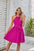 Halter Strapless Dresses For Women Solid Pleated Skirt Summer Beach Sundress - JUPITER BMY LTD