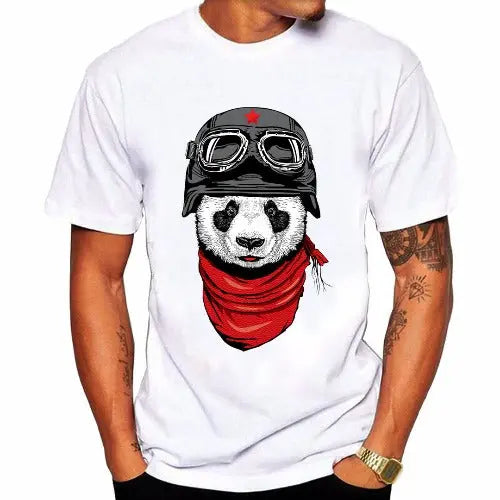 Hot sale panda short sleeve printed T-shirt - JUPITER BMY LTD