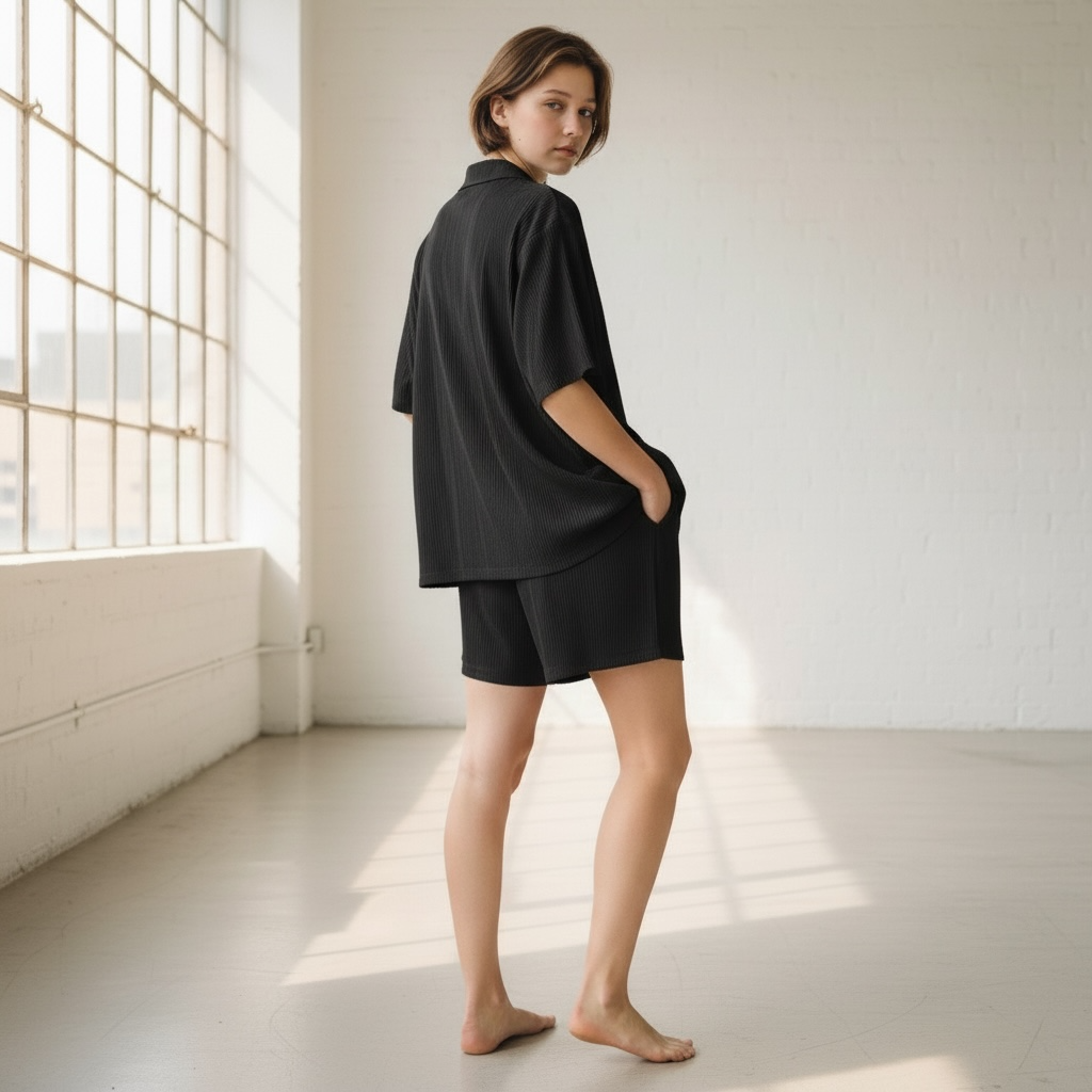 Jupiter Bmy Ltd Unisex Shirt & Shorts Set - Lined – Regular Fit