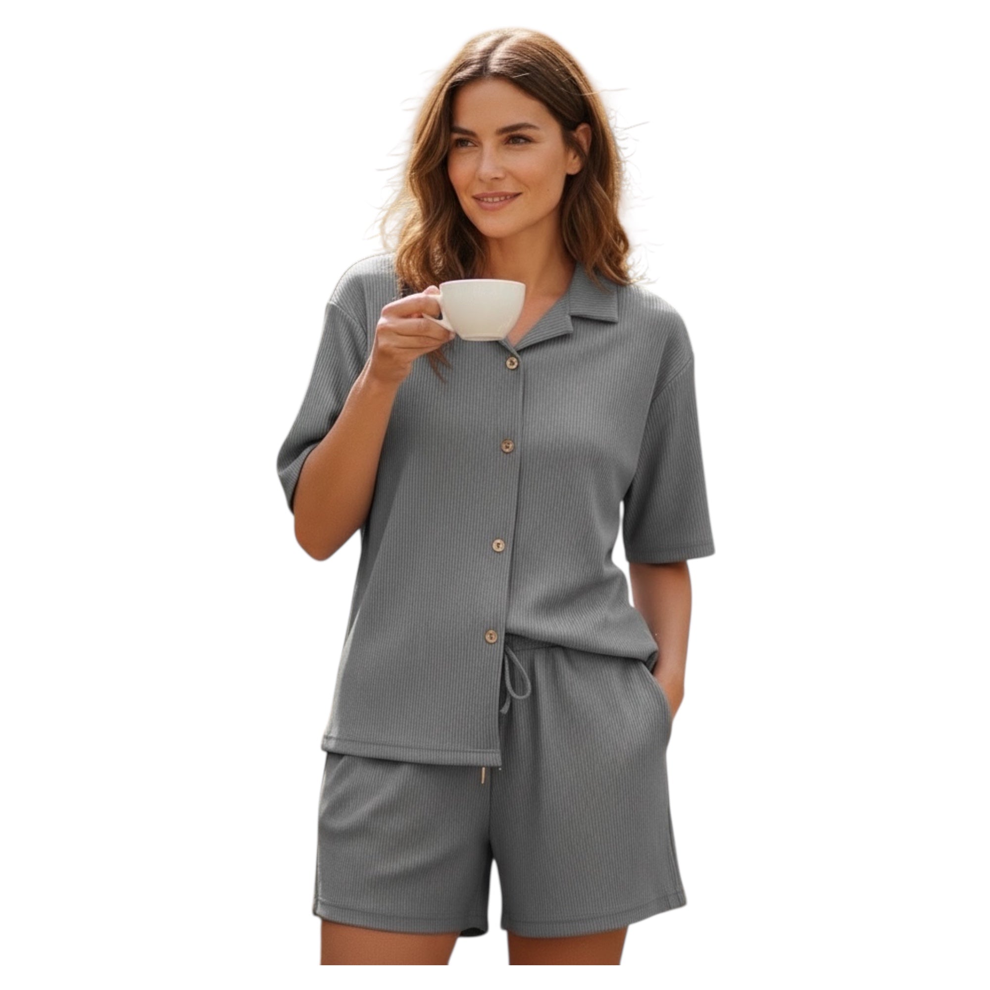 Jupiter Bmy Ltd Unisex Shirt & Shorts Set - Lined – Regular Fit