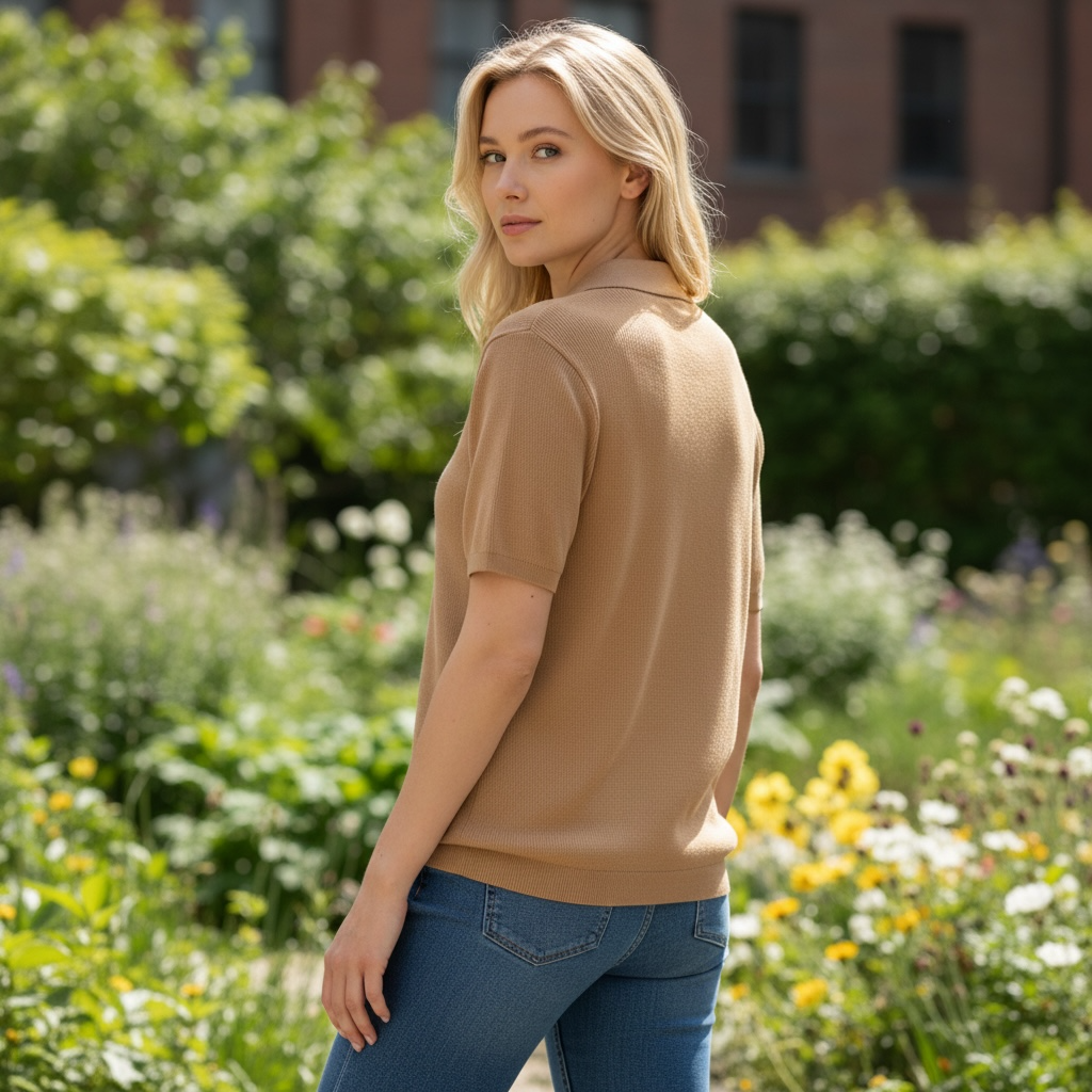 Jupiter Bmy Ltd Unisex Loose Fit Knit Zip Neck Top – Spring/Autumn Essential