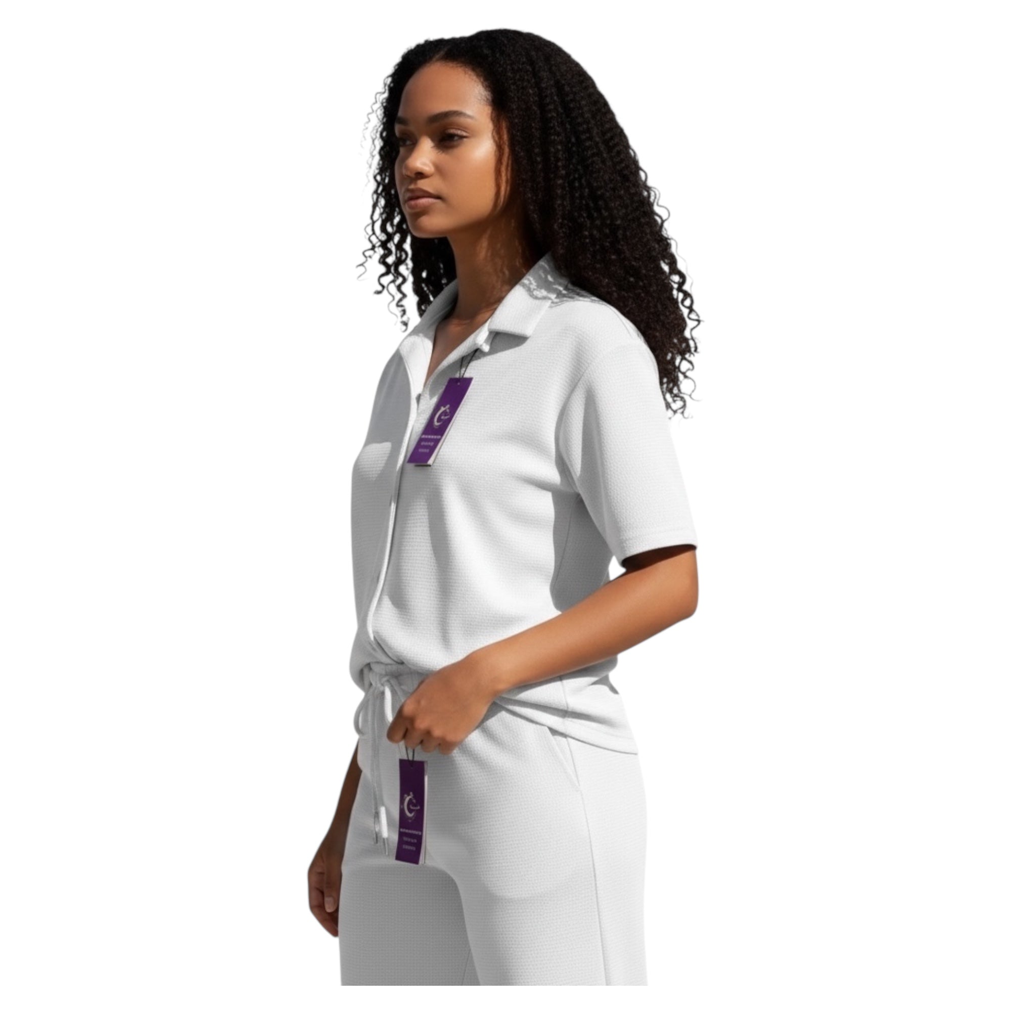 Jupiter Bmy Ltd Unisex Shirt & Jogger Pants Set – Waffle Fabric – Regular Fit – Minimal Style