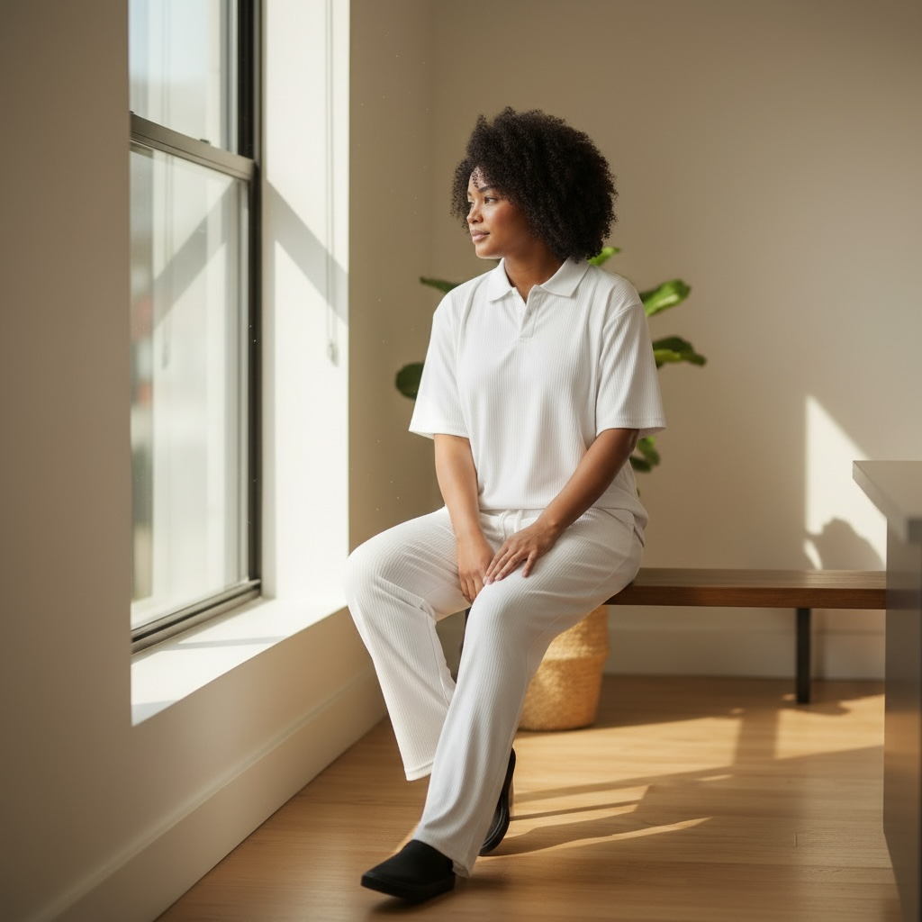 Jupiter Bmy Ltd Unisex V-Neck Polo & Jogger Pants Set – Lined Fabric – Regular Fit – Minimal Style