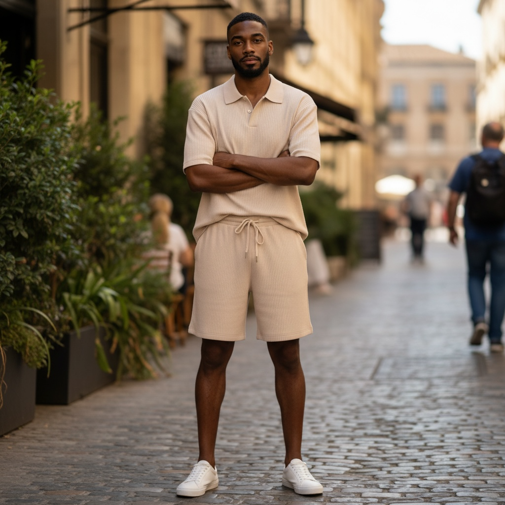 Jupiter Bmy Ltd Unisex Shirt & Shorts Set - Lined – Regular Fit