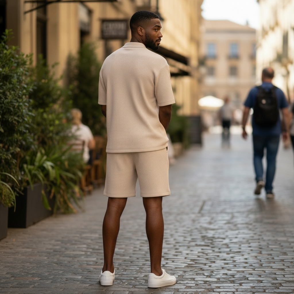 Jupiter Bmy Ltd Unisex Shirt & Shorts Set - Lined – Regular Fit