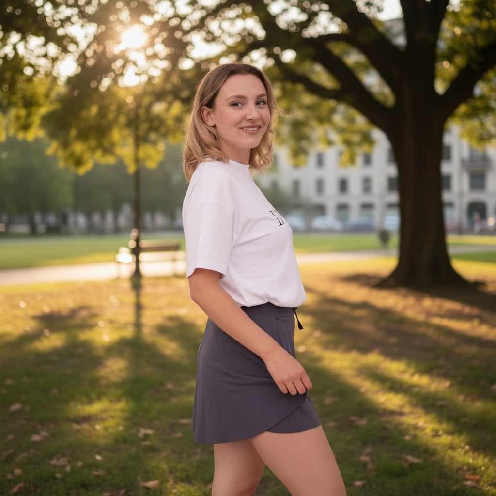 Jupiter Bmy Ltd Active Skort – Gym,Running  Lightweight Sports Shorts with Skirt Overlay