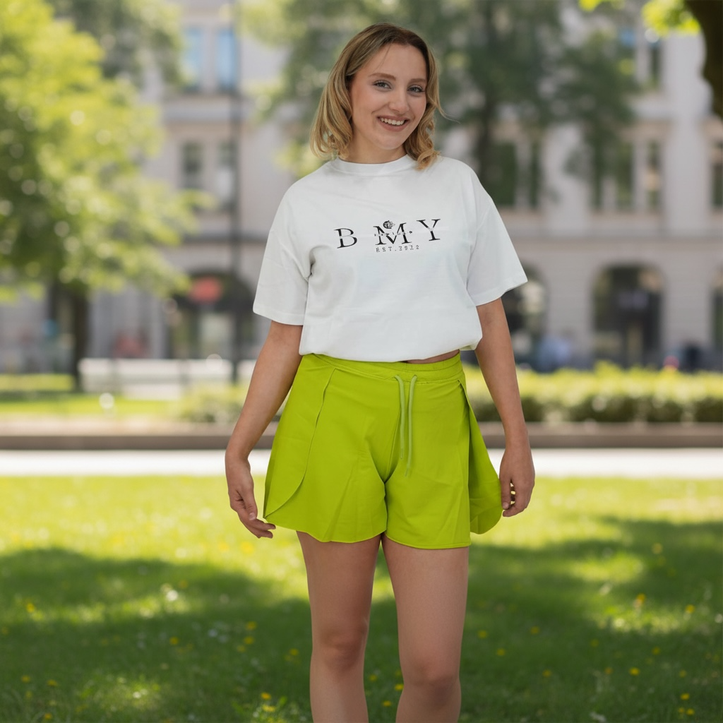 Jupiter Bmy Ltd Active Skort – Gym,Running  Lightweight Sports Shorts with Skirt Overlay