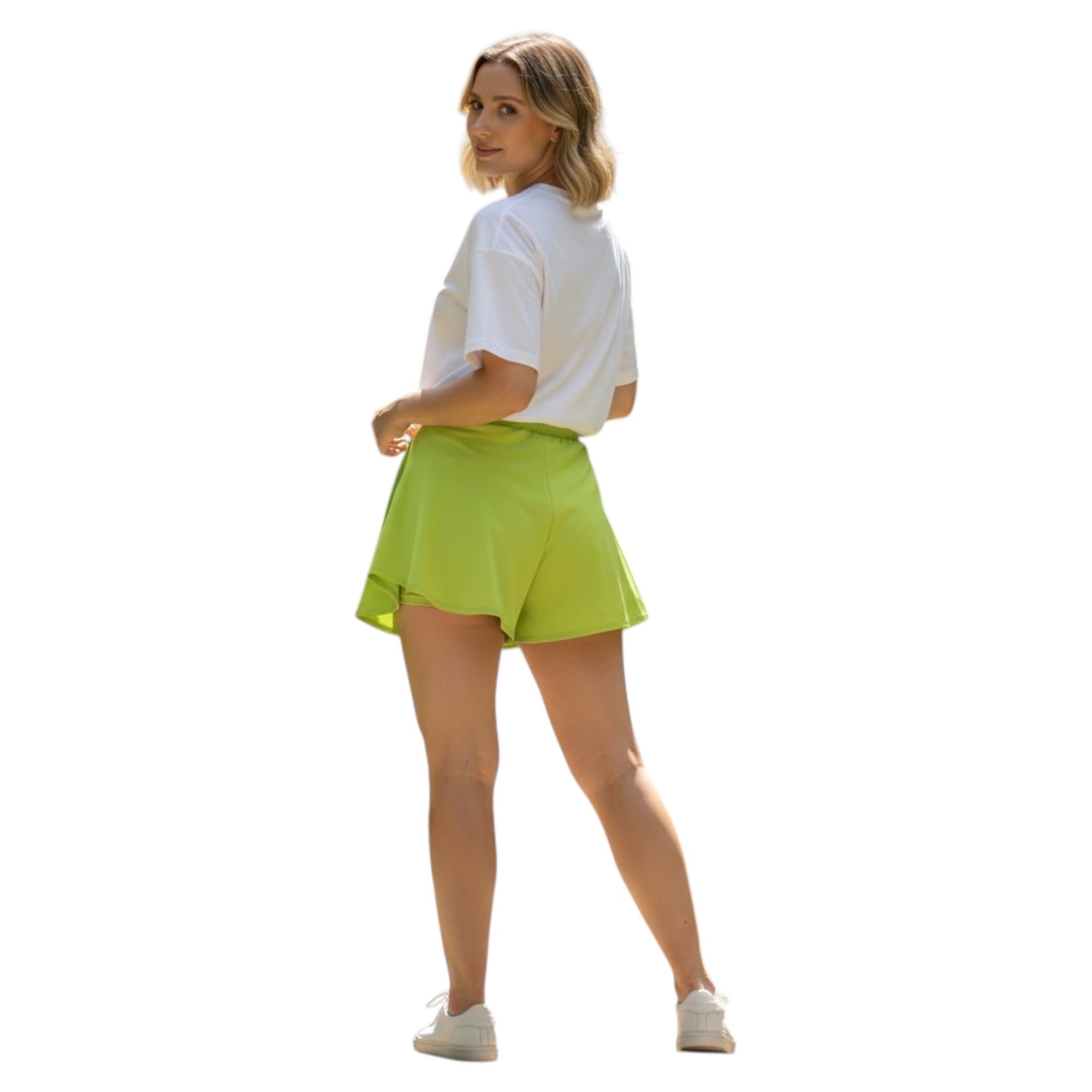 Jupiter Bmy Ltd Active Skort – Gym,Running  Lightweight Sports Shorts with Skirt Overlay