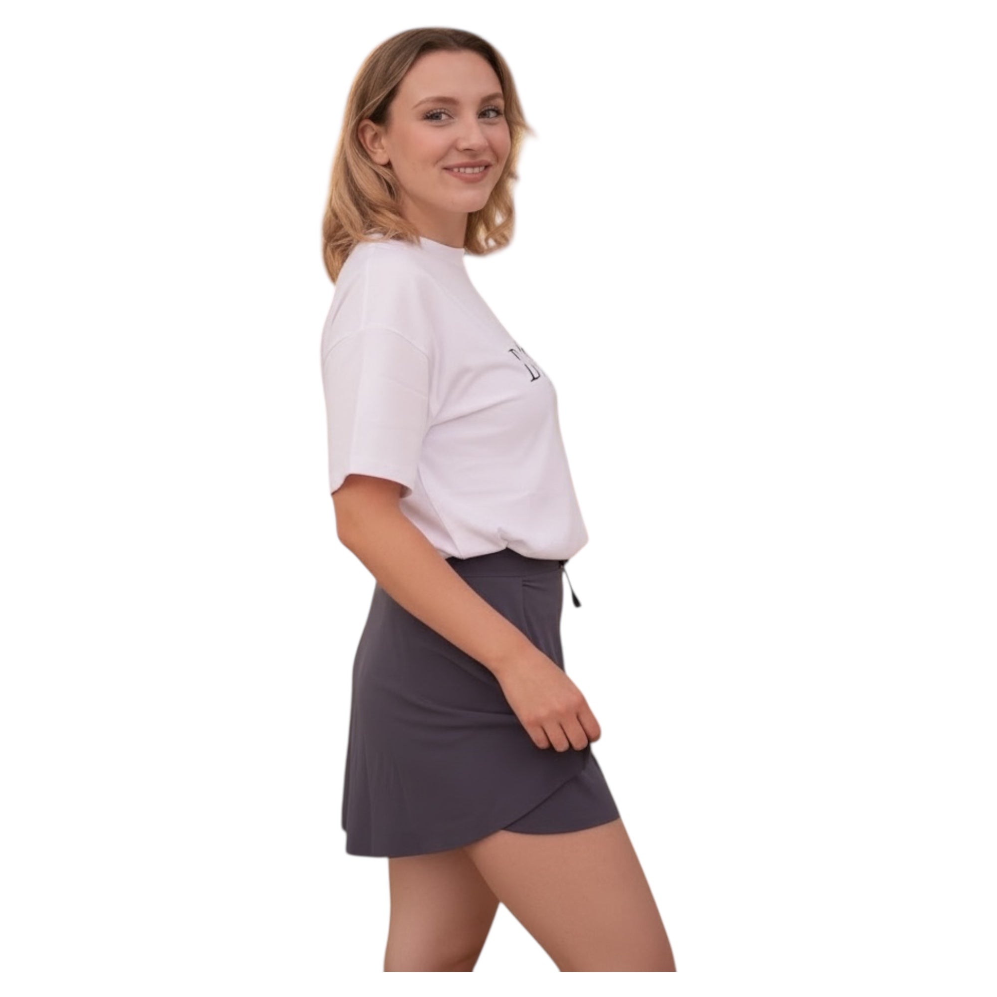 Jupiter Bmy Ltd Active Skort – Gym,Running  Lightweight Sports Shorts with Skirt Overlay