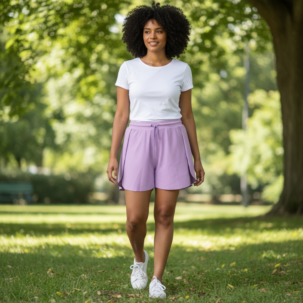 Jupiter Bmy Ltd Active Skort – Gym,Running  Lightweight Sports Shorts with Skirt Overlay