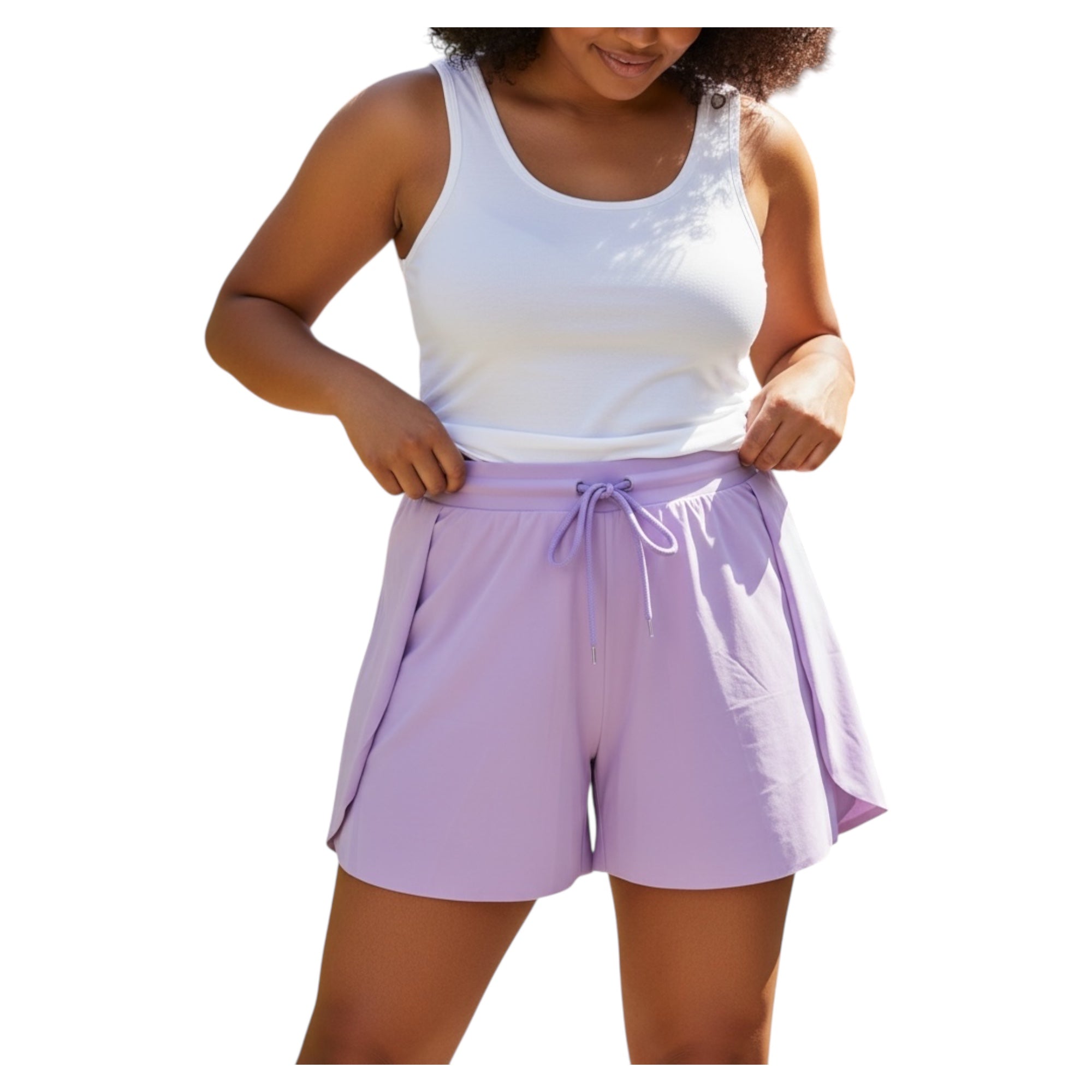 Jupiter Bmy Ltd Active Skort – Gym,Running  Lightweight Sports Shorts with Skirt Overlay