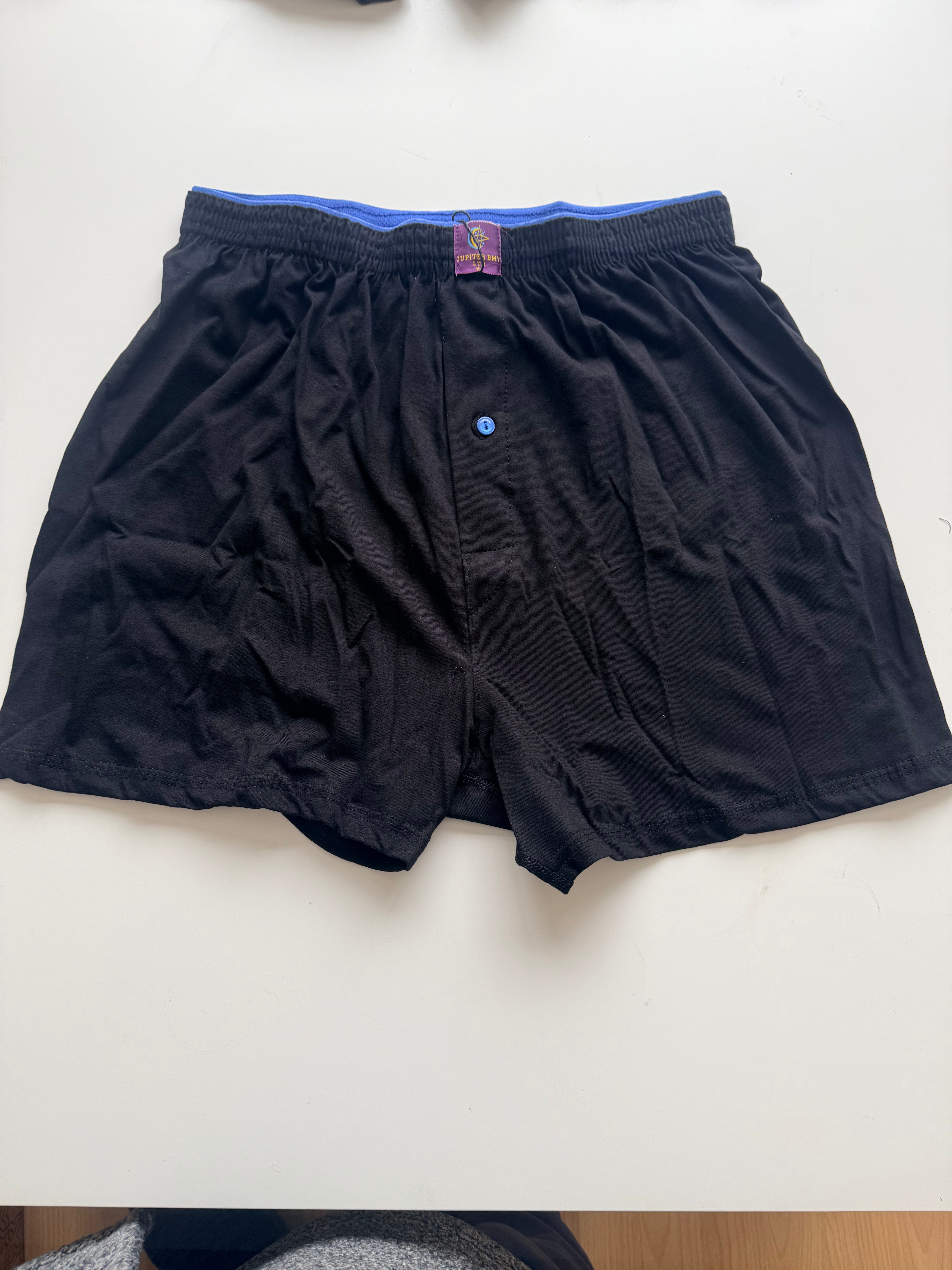 Jupiter Bmy Ltd Men’s Classic Woven Boxer Shorts Triple Set– Relaxed Fit – Elastic Waist – Cotton