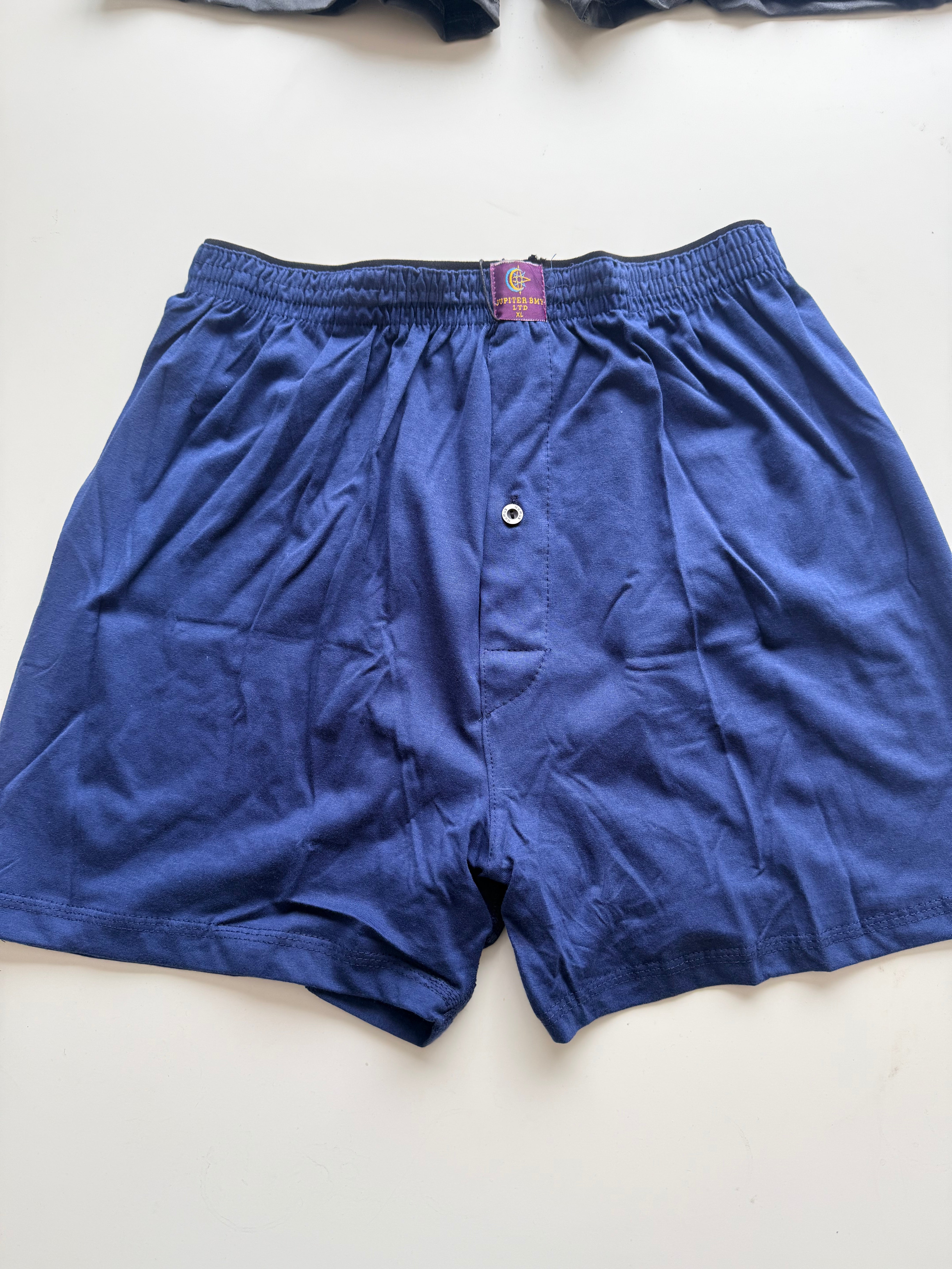 Jupiter Bmy Ltd Men’s Classic Woven Boxer Shorts Triple Set– Relaxed Fit – Elastic Waist – Cotton
