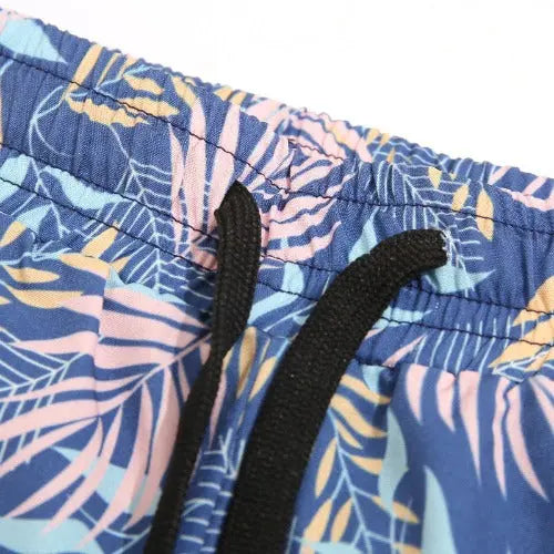 Loose Swimming Trunks Summer Printed Double Layer Beach Shorts - JUPITER BMY LTD