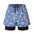 Loose Swimming Trunks Summer Printed Double Layer Beach Shorts - JUPITER BMY LTD