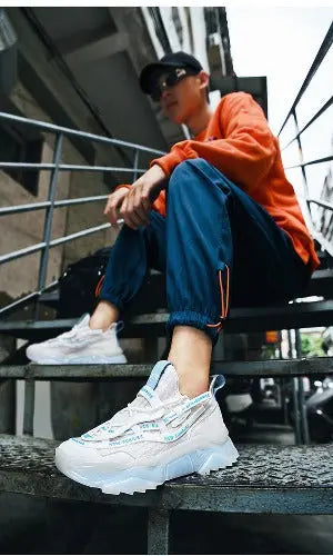 Low Top Solid Color Casual Daddy Shoes- JUPITER BMY