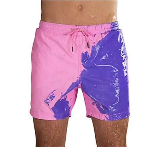 Magical Change Color Beach Shorts Summer Men Swimming Trunks Swimwear Swimsuit Quick Dry bathing shorts Beach Pant - JUPITER BMY LTD