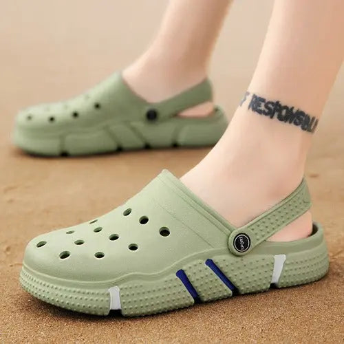 Men Sandals Summer Hole Shoes Beach Slippers - JUPITER BMY LTD