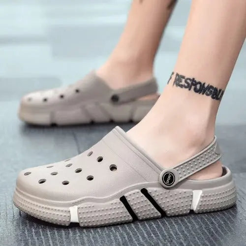 Men Sandals Summer Hole Shoes Beach Slippers - JUPITER BMY LTD