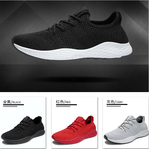 Men's Breathable Casual Shoes Student Sports Lightweight Running Shoes Youth Wild Shoes- JUPITER BMY