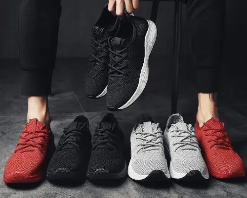 Men's Breathable Casual Shoes Student Sports Lightweight Running Shoes Youth Wild Shoes- JUPITER BMY