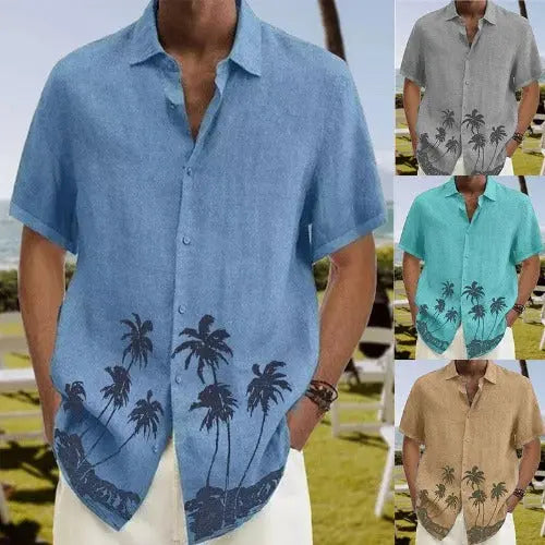 Men's Summer Fashion Trend Beach Casual Short Sleeve - JUPITER BMY LTD