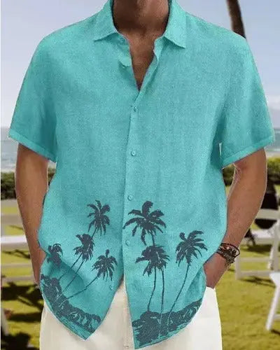 Men's Summer Fashion Trend Beach Casual Short Sleeve - JUPITER BMY LTD