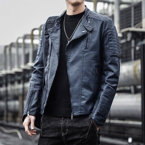 Men's Clothing Leather Jacket Coat Autumn And Winter- JUPITER BMY