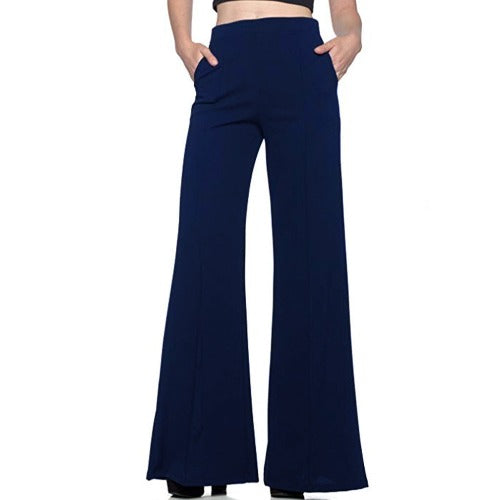 Loose Casual Trousers Women's Flared Pants- JUPITER BMY