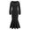 Women's Fashion  Dress Temperament V-neck Dress- JUPITER BMY