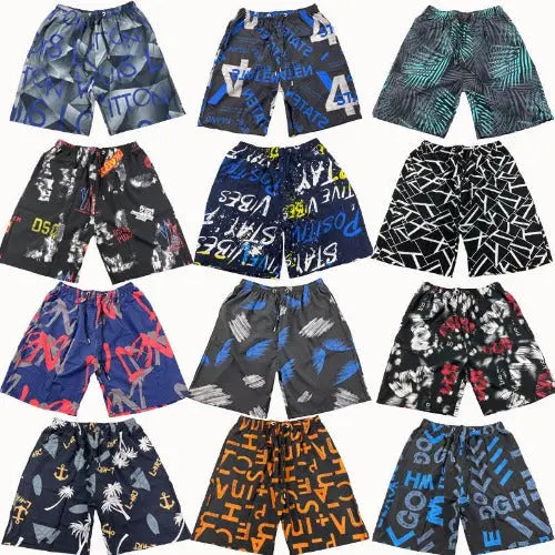 Printed Board Shorts Drawstring Casual Pants Summer - JUPITER BMY LTD