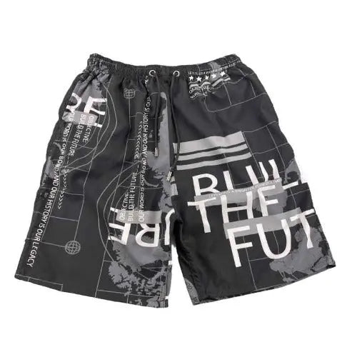 Printed Board Shorts Drawstring Casual Pants Summer - JUPITER BMY LTD