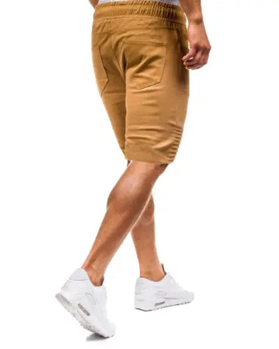 Stitching tethered five-point pants - JUPITER BMY LTD