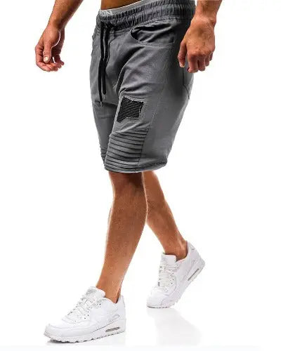 Stitching tethered five-point pants - JUPITER BMY LTD