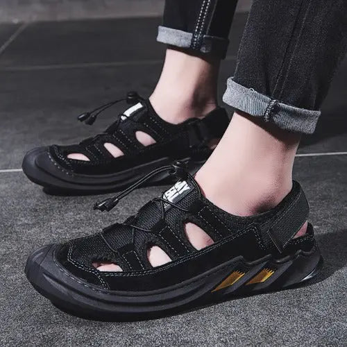 Summer Air Cushion And Breathable Baotou Casual Slippers Sandals- JUPITER BMY