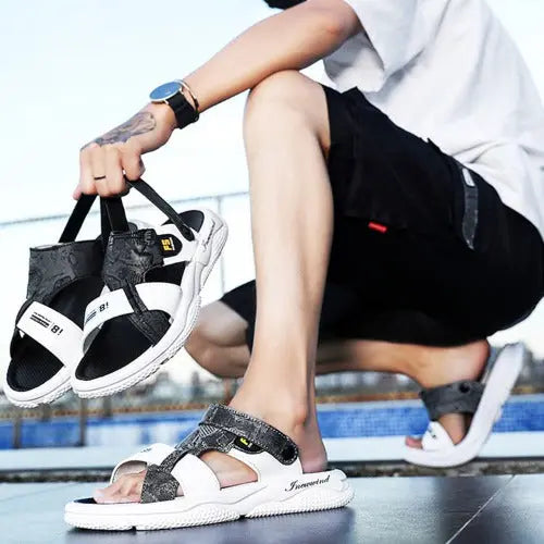 Summer Casual Outerwear Sandals And Slippers Beach Shoes Men - JUPITER BMY LTD