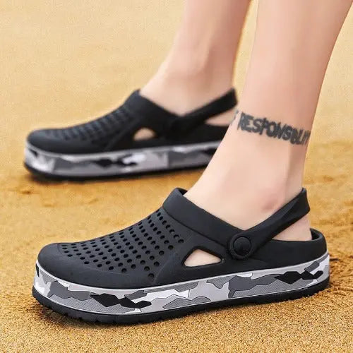 Summer Sandals With Baotou Non-Slip Slippers Thick-Soled Beach Shoes Outside The Hole Shoes - JUPITER BMY LTD