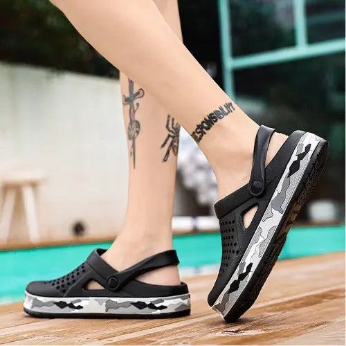 Summer Sandals With Baotou Non-Slip Slippers Thick-Soled Beach Shoes Outside The Hole Shoes - JUPITER BMY LTD